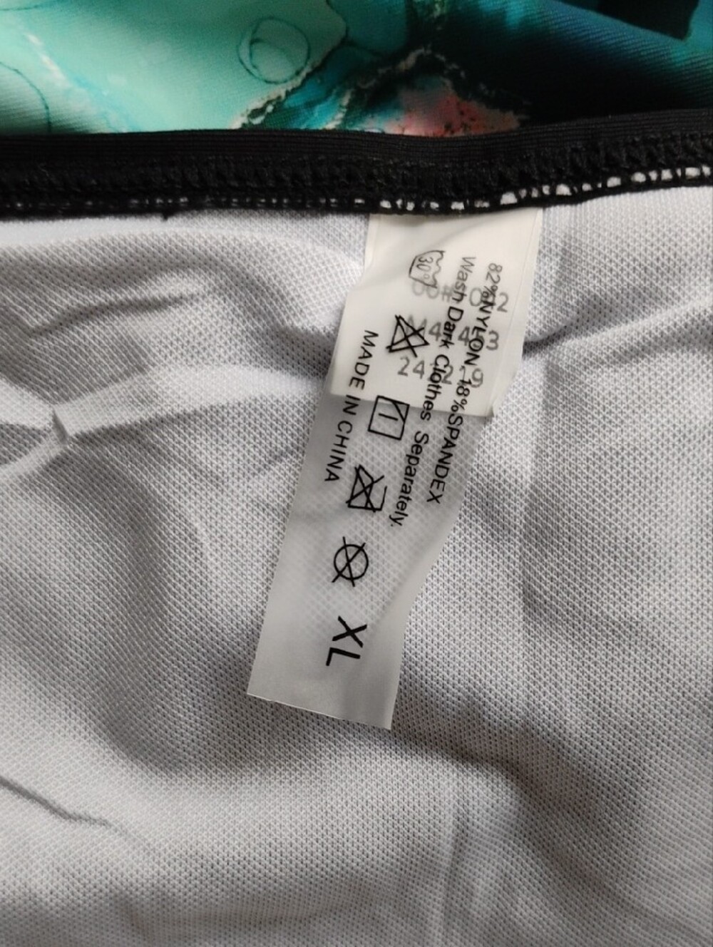 Marble-Print Mint Layered Ruffle Cami - Picture 11 of 12